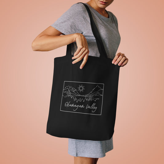 Fine Line Okanagan Valley Cotton Tote Bag